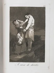 Plaat uit Los Caprichos, 1797-1798